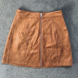 Aritzia suede Skirt